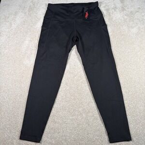 The Gym People TGP Leggings‎ Womens XL Black Stretch Yoga Workout Gym NEW